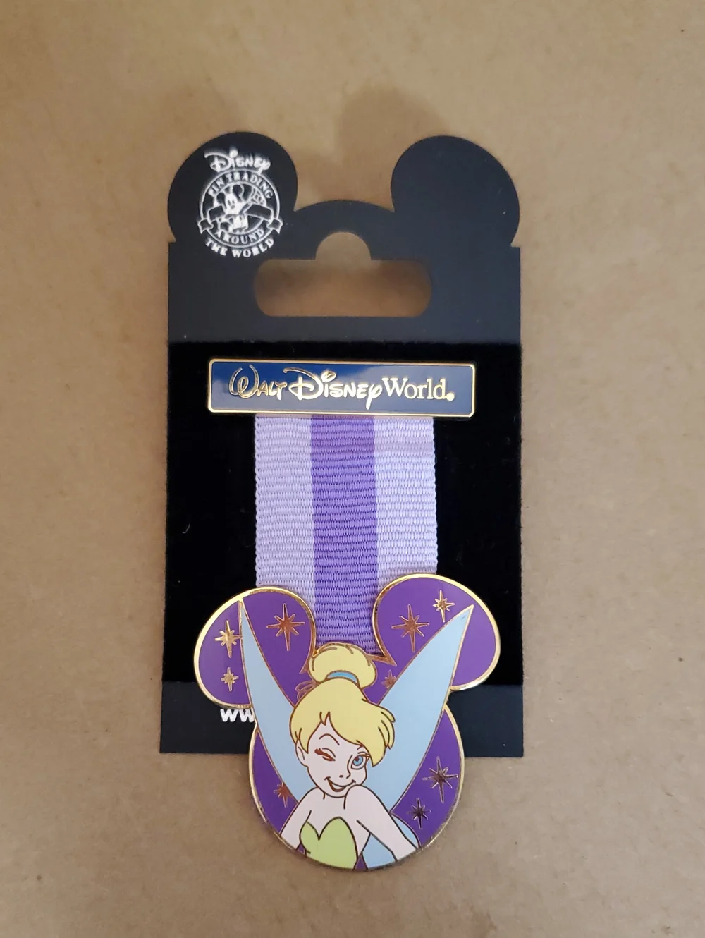 Walt Disney World Tinker Bell Mickey Icon Medal Pin